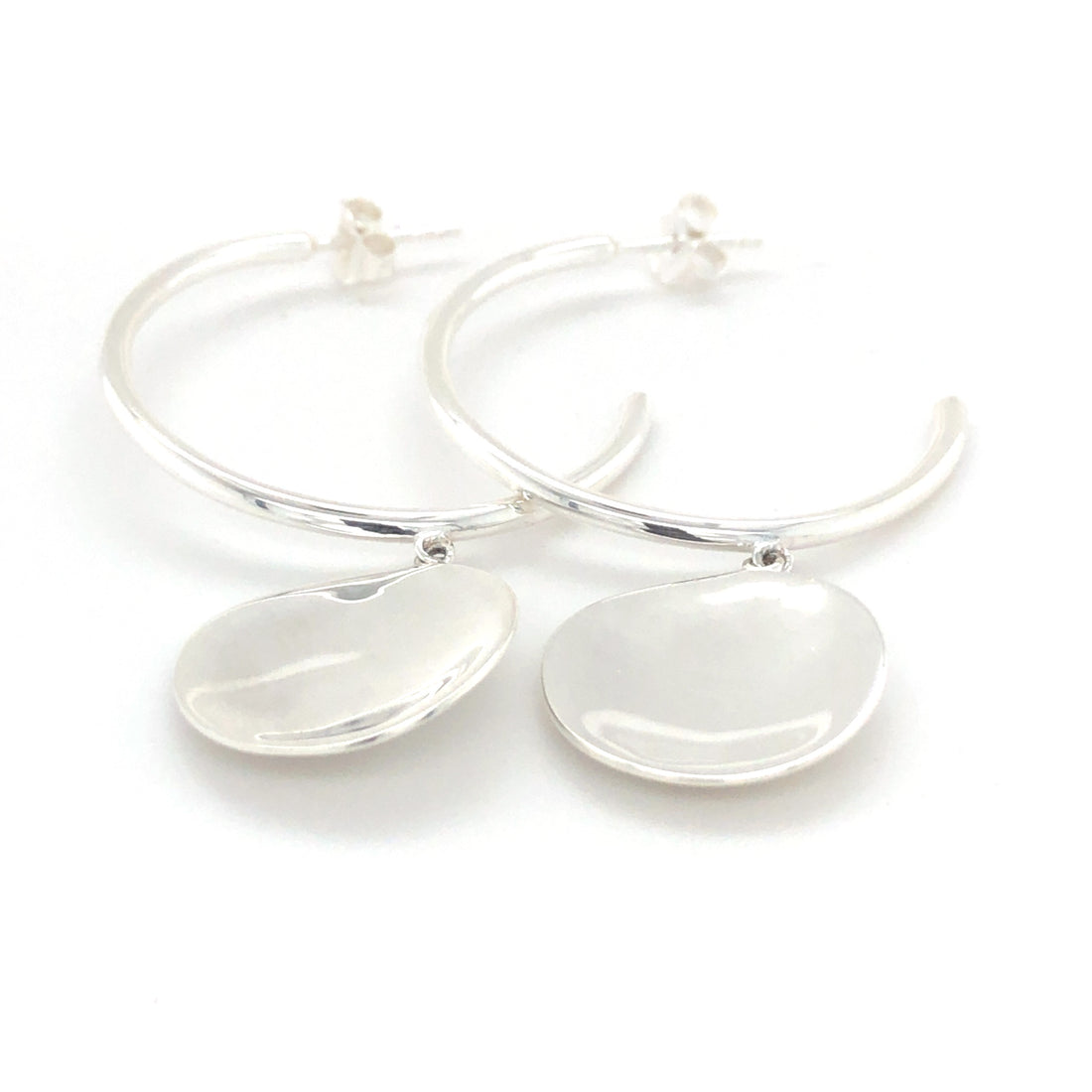 Andante Hoop earrings polished