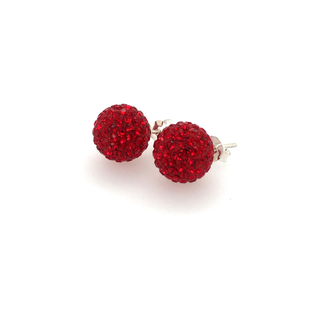 Capriccio earrings stud rosso