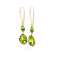 Esmeralda drop earrings verde.