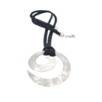 Pirouette necklace, goldplated, right