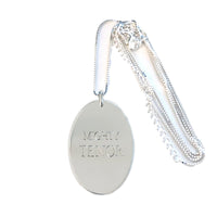 Al segno ellips mighty tenor silver necklace with venetian chain form Scandinavia LoveNotes.