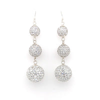 Capriccio trio earrings bianca.