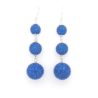 Capriccio trio earrings blu.