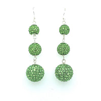 Capriccio trio earrings lime.