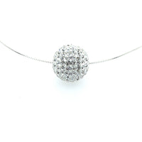 Capriccio single necklace bianca.