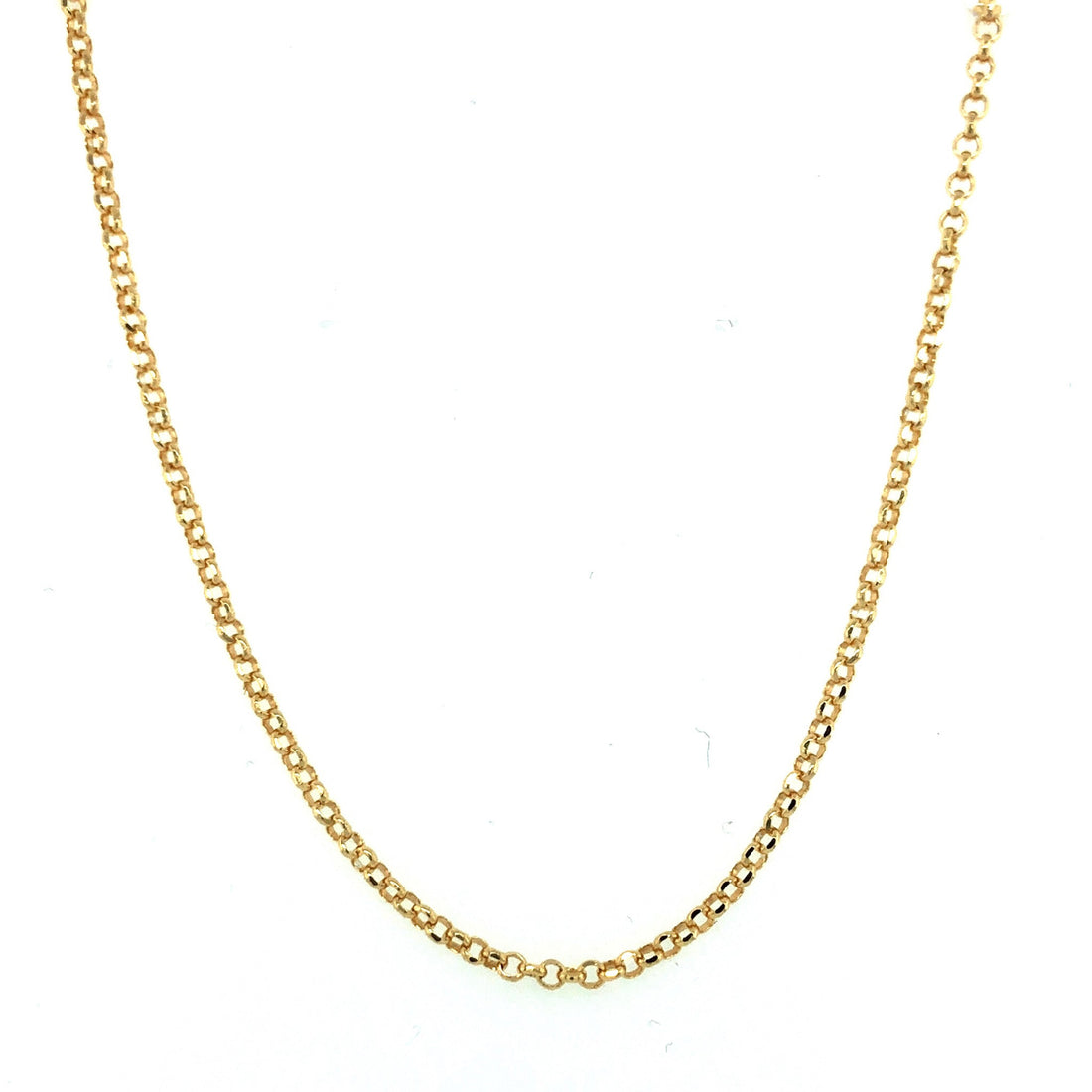 Coda rolo chain goldplated long.