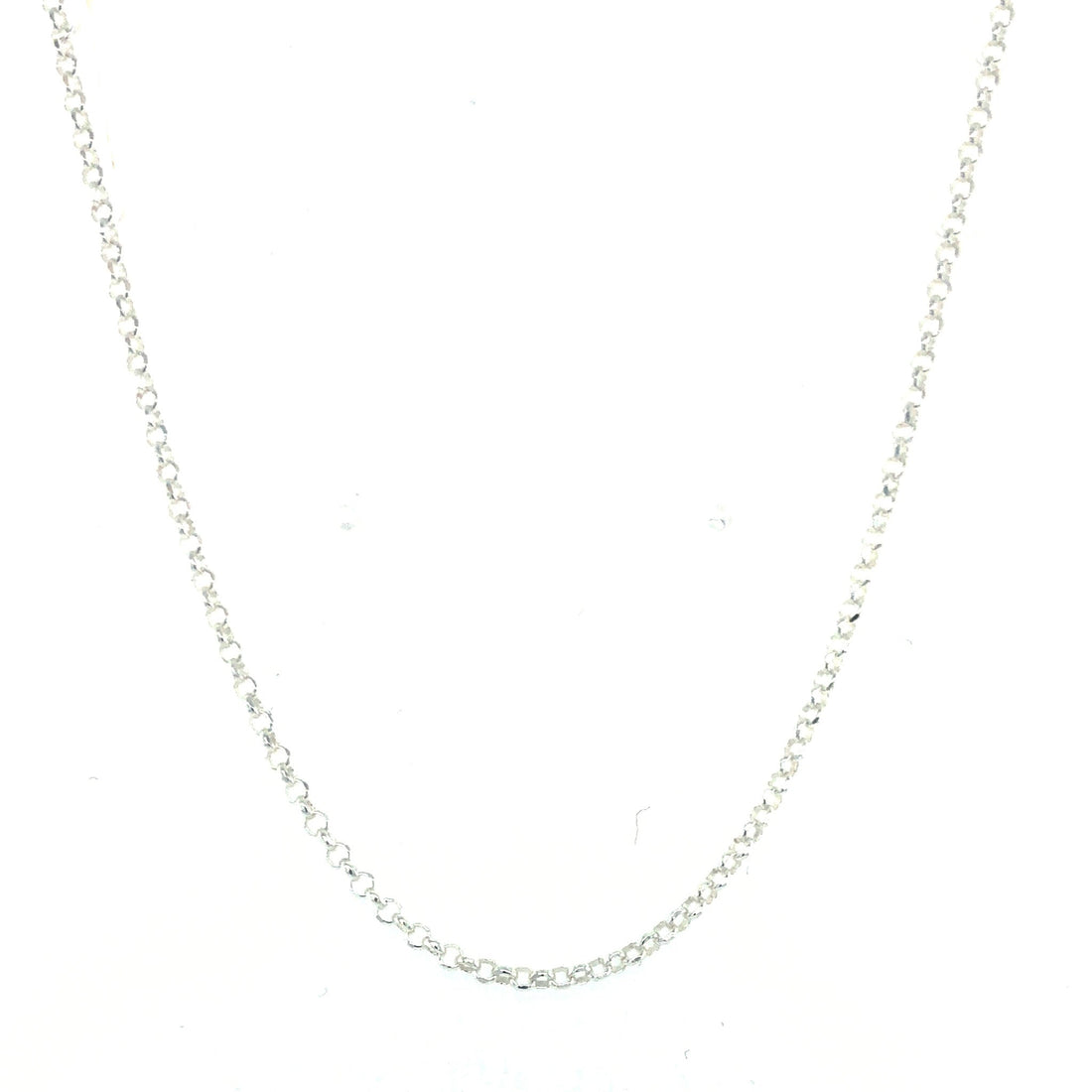 Coda rolo chain silver long.