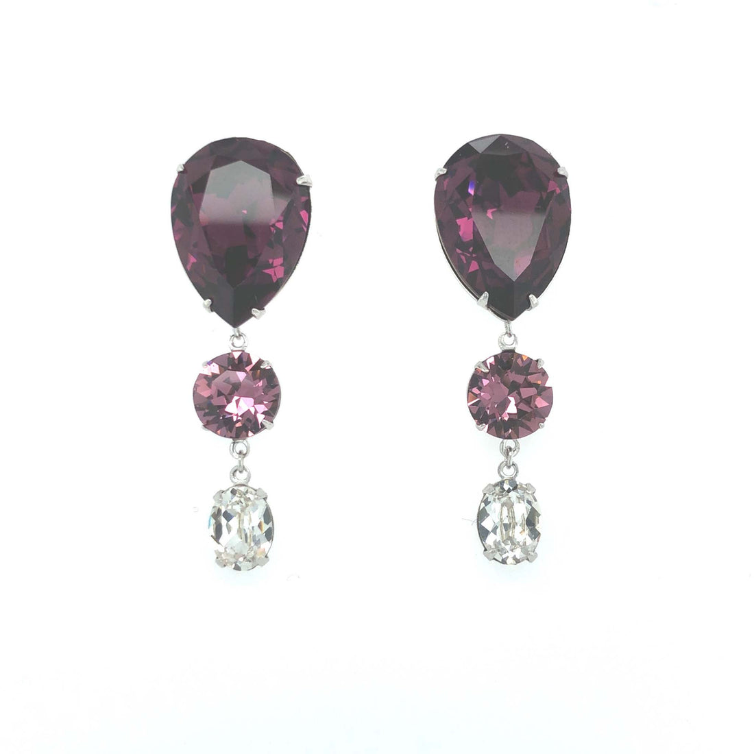 Esmeralda earrings viola.