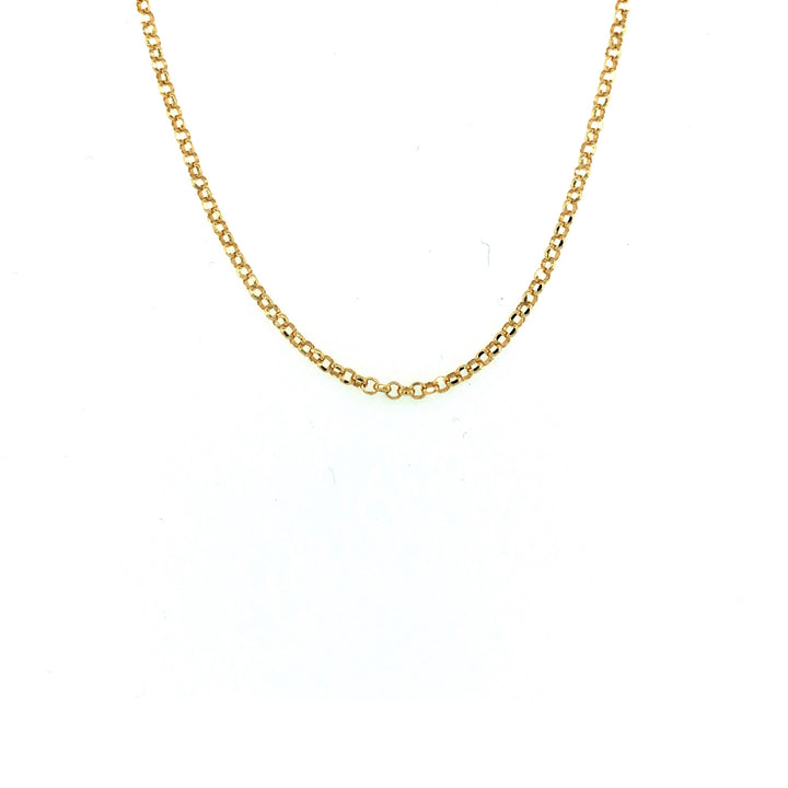 Coda collection – goldplated silver chain, short