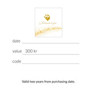 A digital giftcard from Scandinavia LoveNotes.