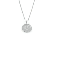 Al segno token loveclefs silver with venetian chain.