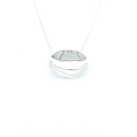 Andante single necklace in silver.