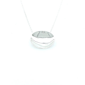 Andante single necklace in silver.