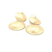 Appasionato earrings goldplated.