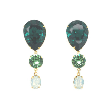 Esmeralda earrings verde.